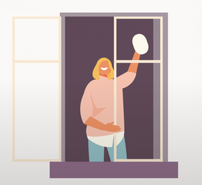 Fenster putzen